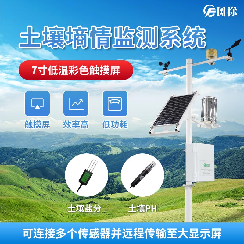 氣象站、墑情監測儀、土壤檢測儀應用于茶園
